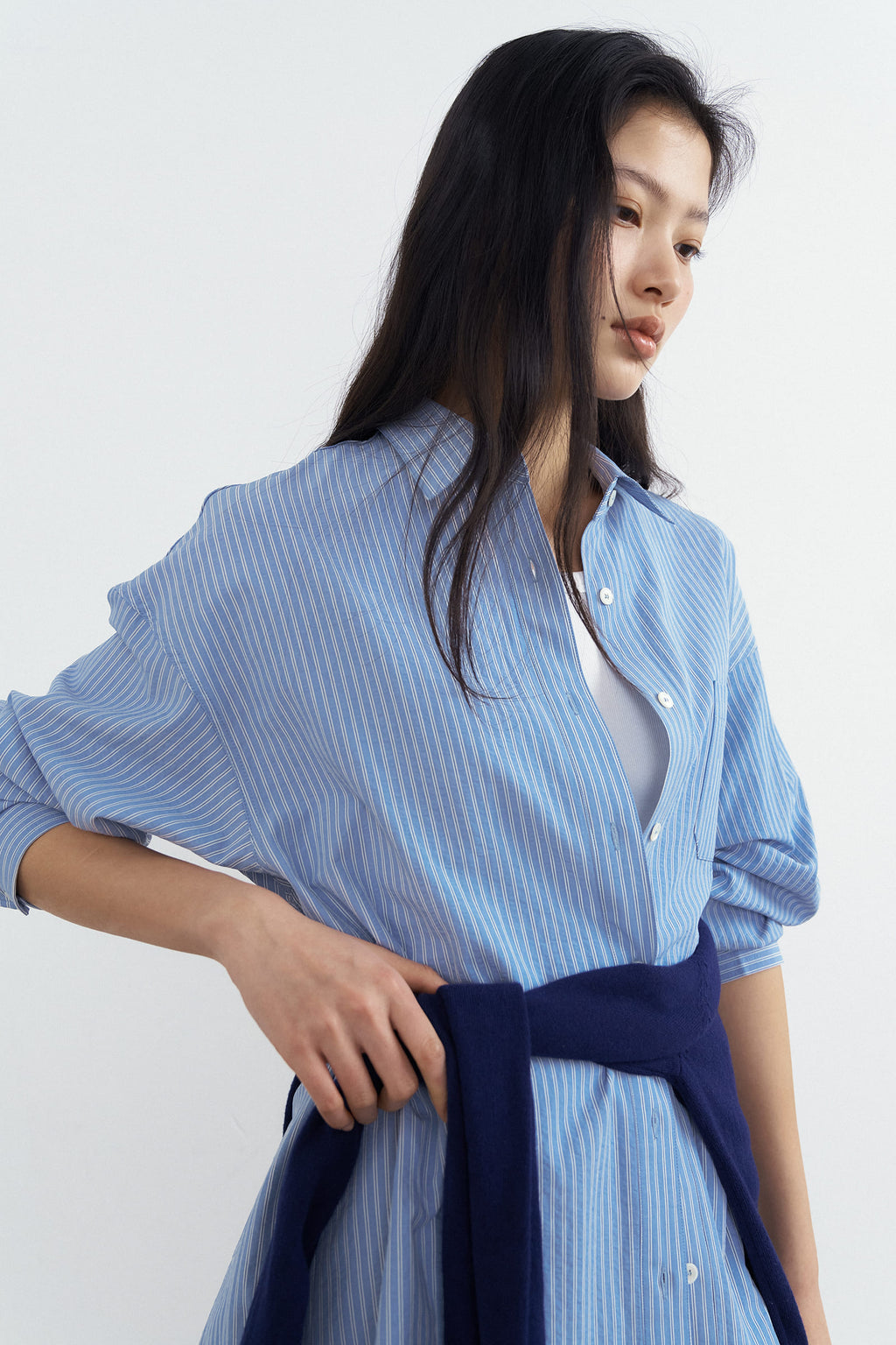 HACER Breeze Stripe Shirt (Blue Stripe)
