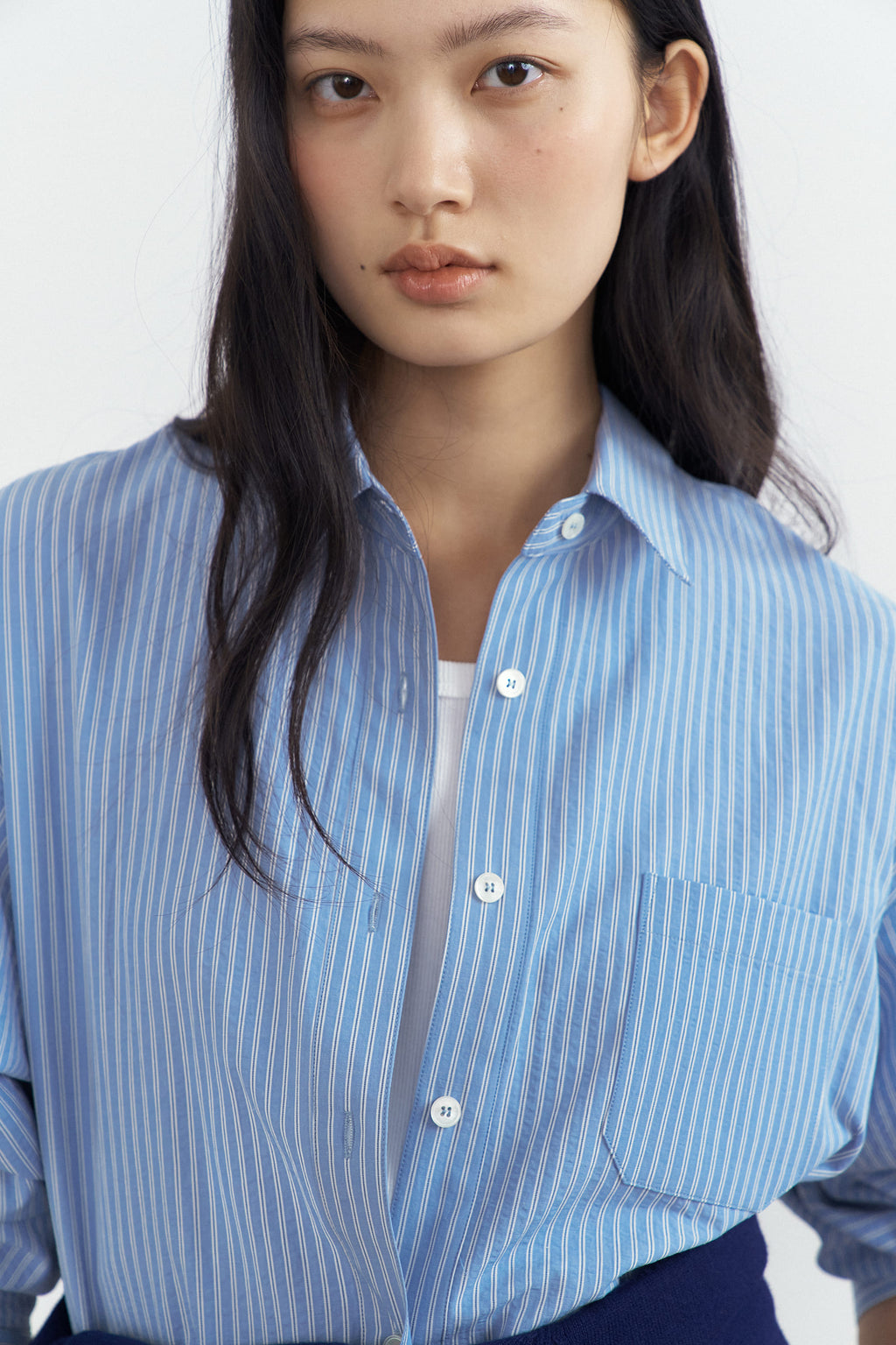 HACER Breeze Stripe Shirt (Blue Stripe)