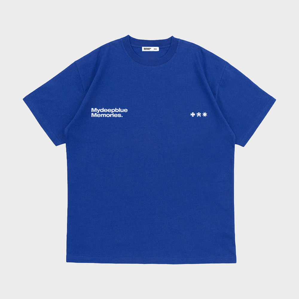 mydeepbluememories Mm Symbol Logo T-Shirts (BLUE)