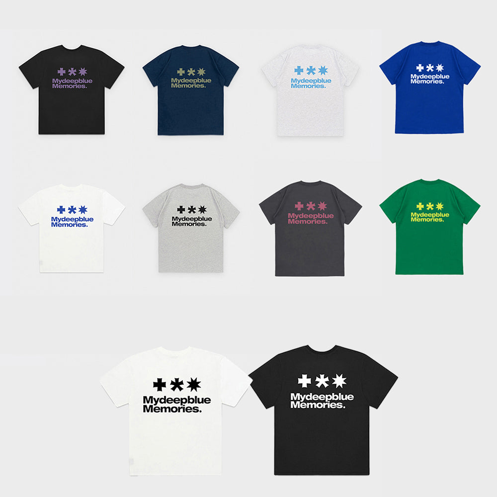 mydeepbluememories Mm Symbol Logo T-Shirts (BLUE)