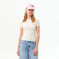 TOMMY JEANS Slim Jersey Short Sleeve T-Shirt_Ivory