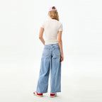 TOMMY JEANS Slim Jersey Short Sleeve T-Shirt_Ivory
