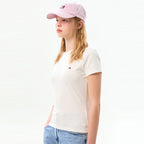TOMMY JEANS Slim Jersey Short Sleeve T-Shirt_Ivory