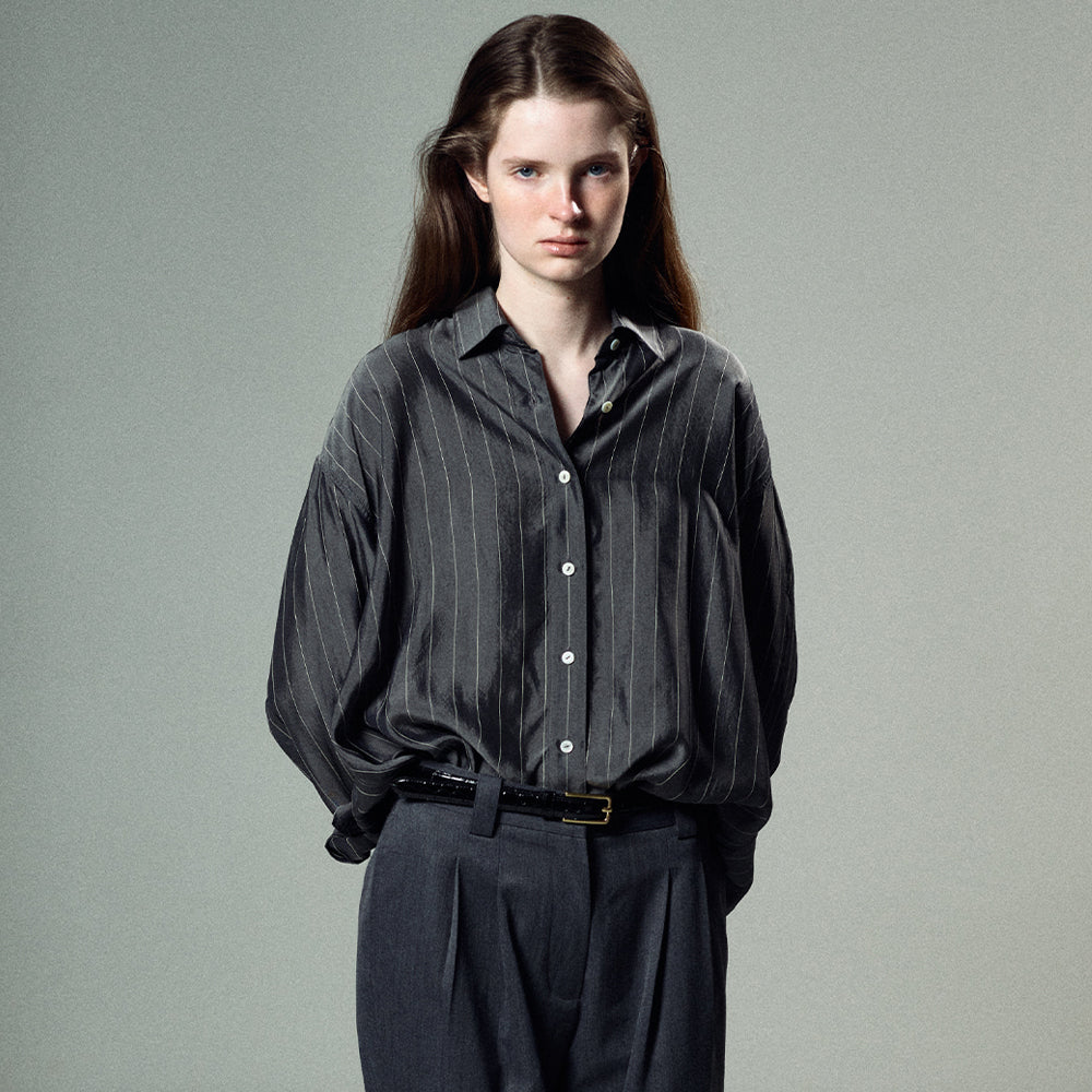 Nothing written Lumie shirt (Charcoal)