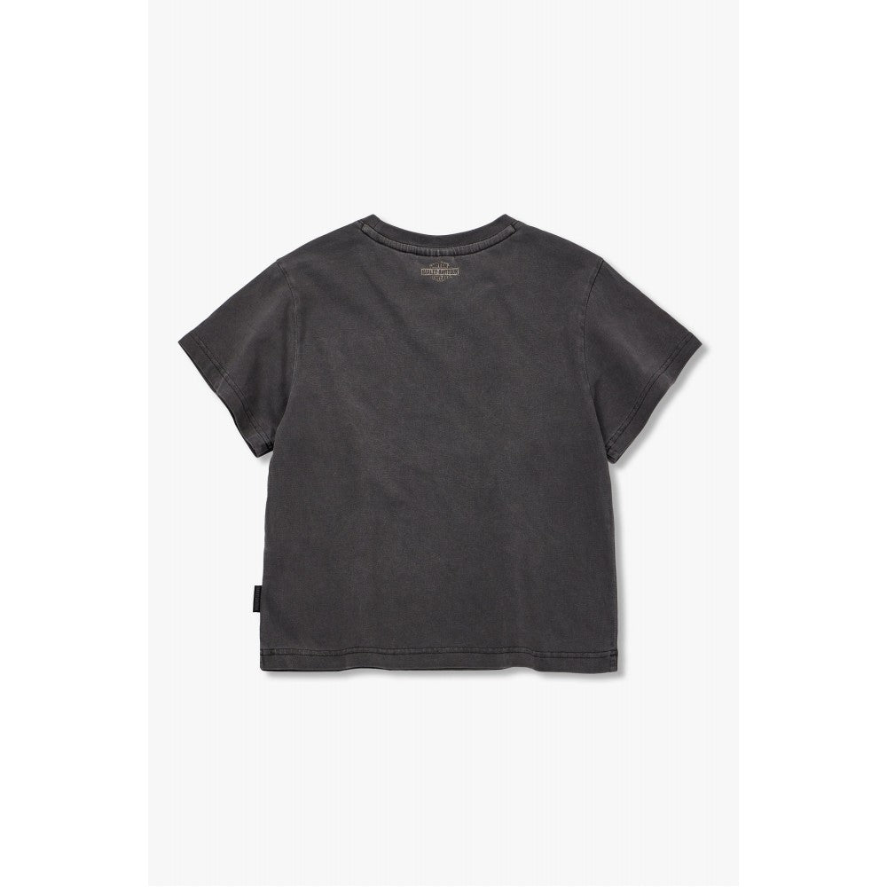 HARLEY-DAVIDSON COLLECTIONS® [Women] Eagle Crop T-Shirt Charcoal HH26111059