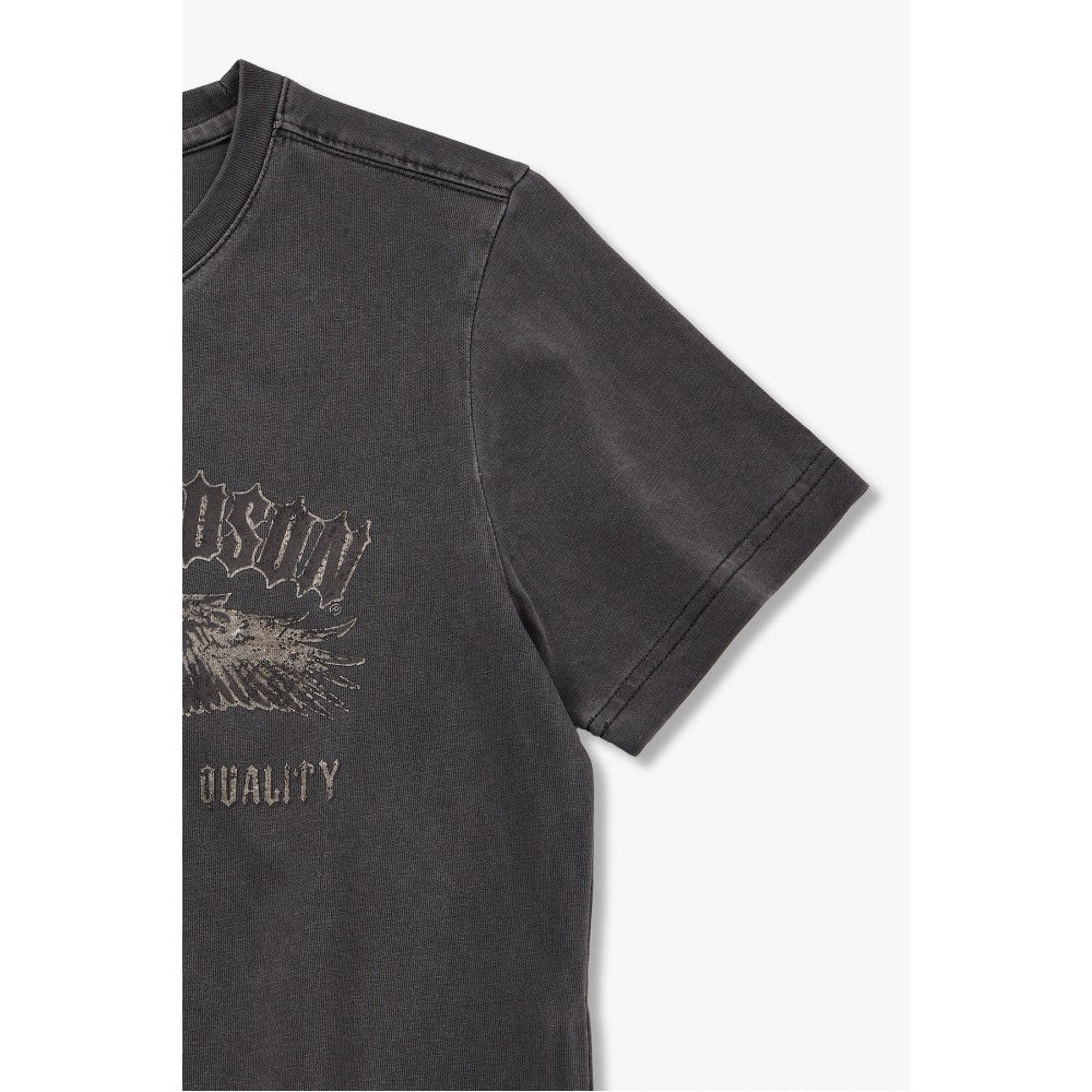 HARLEY-DAVIDSON COLLECTIONS® [Women] Eagle Crop T-Shirt Charcoal HH26111059
