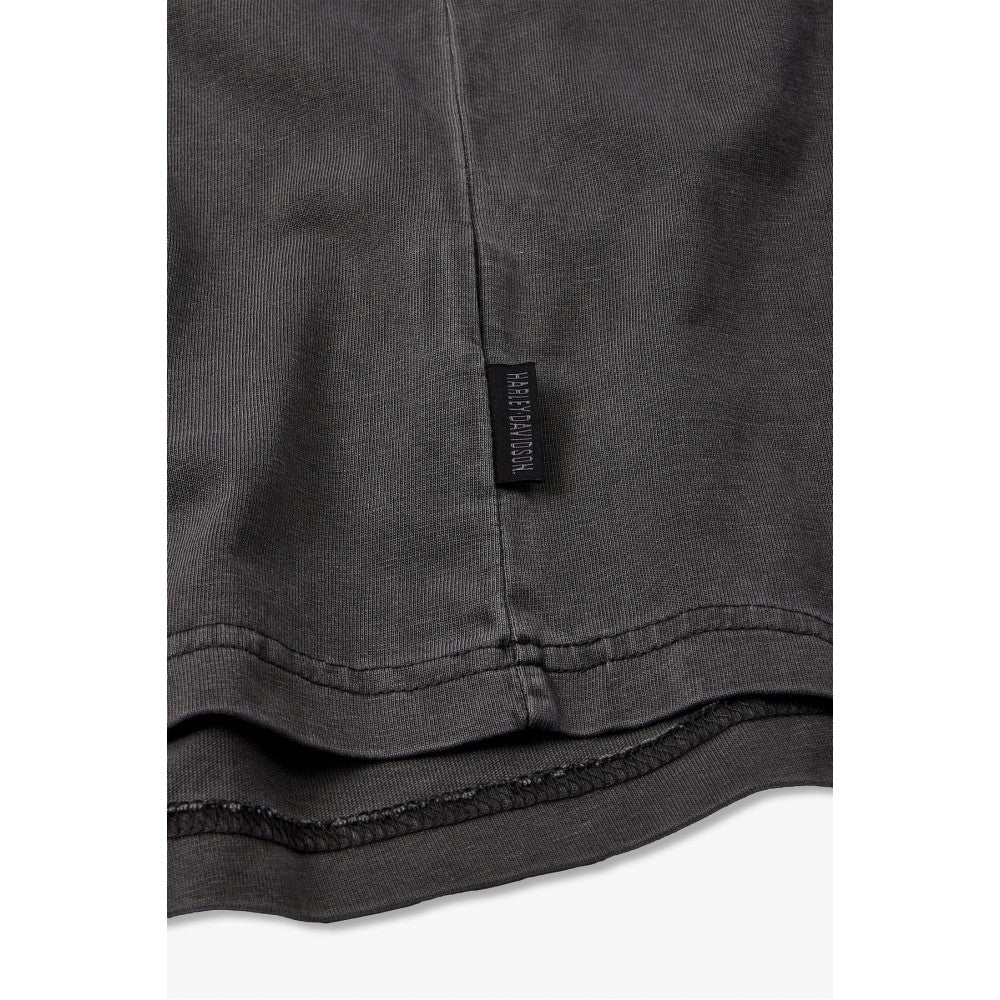 HARLEY-DAVIDSON COLLECTIONS® [Women] Eagle Crop T-Shirt Charcoal HH26111059