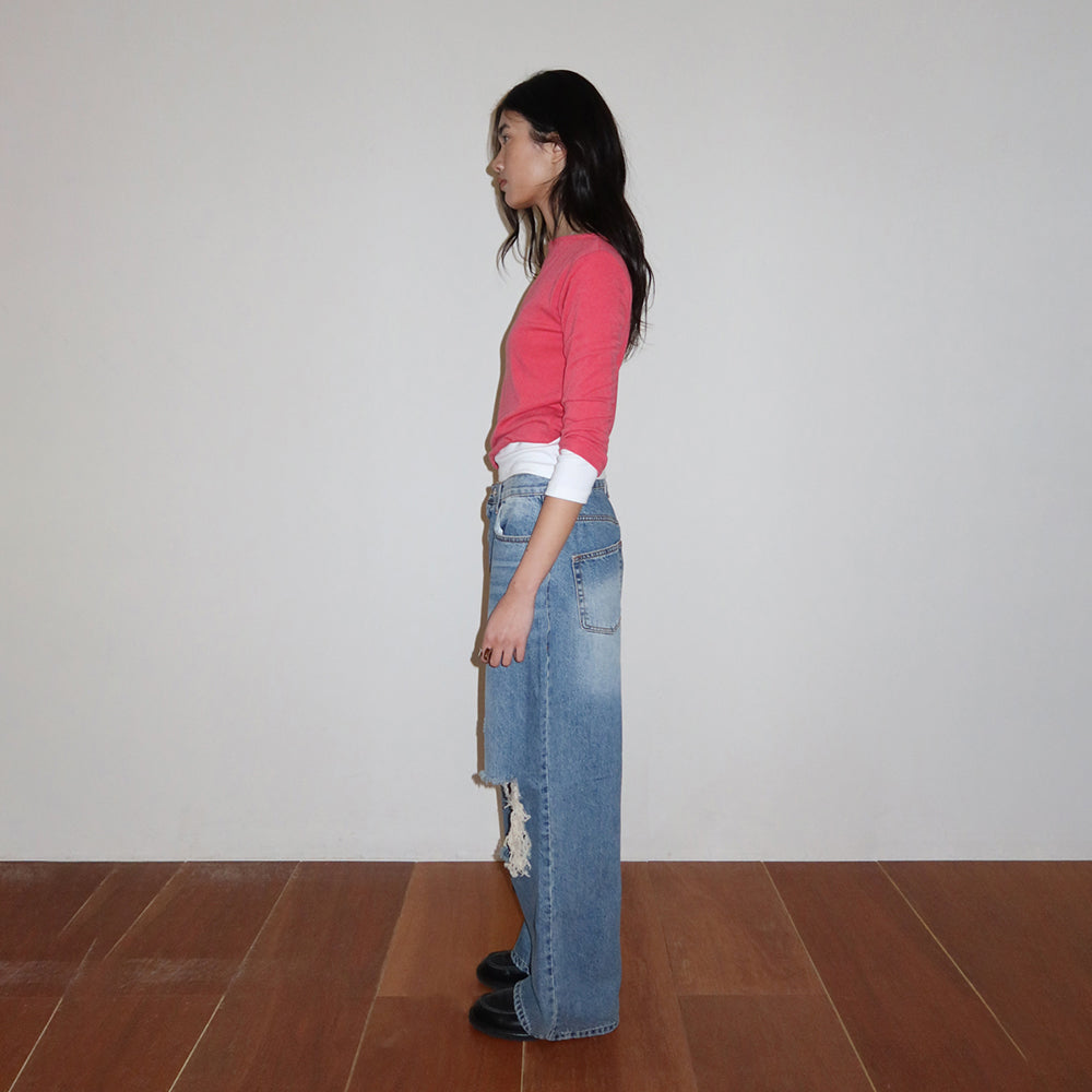 MMM 3/4 Sleeve T-shirts_Red