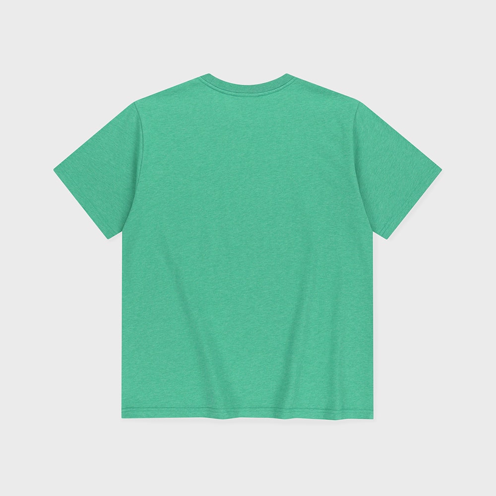 SUNLOVE Rough Sign Tee Heather Green