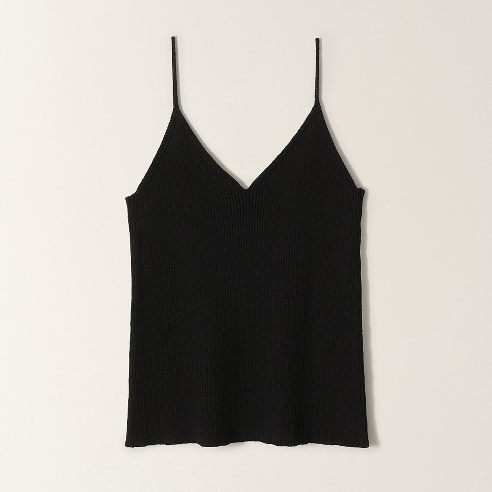 Nothing written Esme rib-knitted cami (Black)