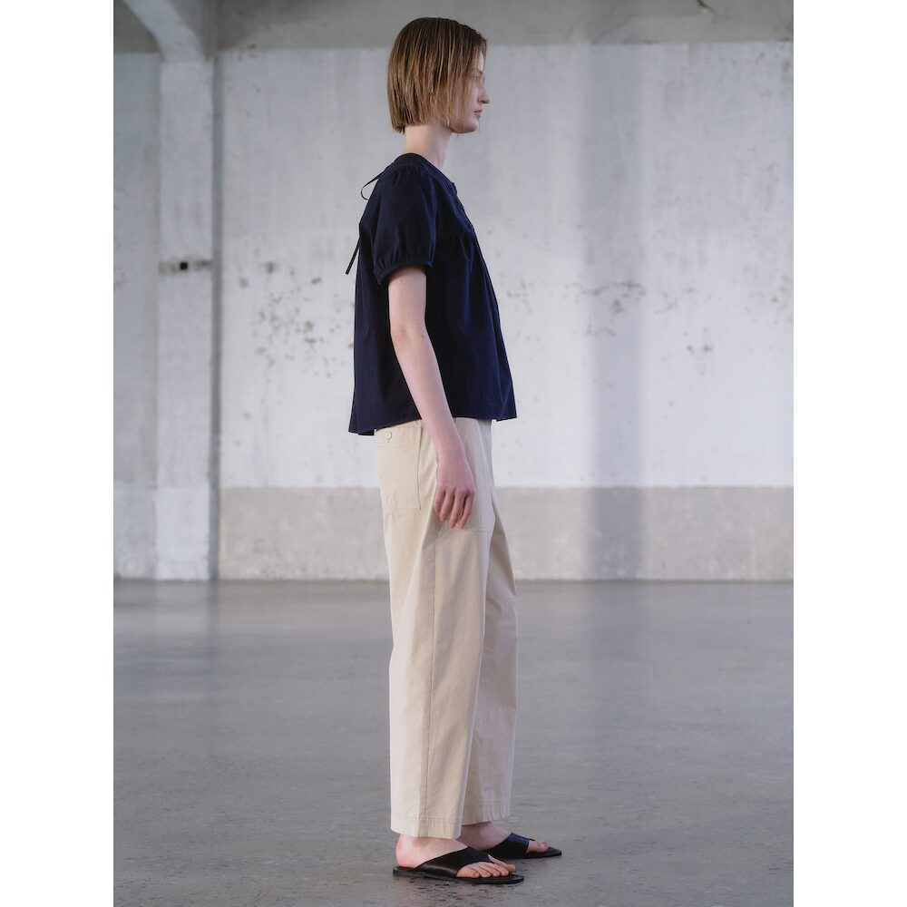 kuho plus Pintuck Detail Blouse Navy (KE6360M05R)