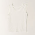 Nothing written Soft cotton tank (White)