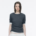 Nothing written Muse slim t-shirt (Deep charcoal)