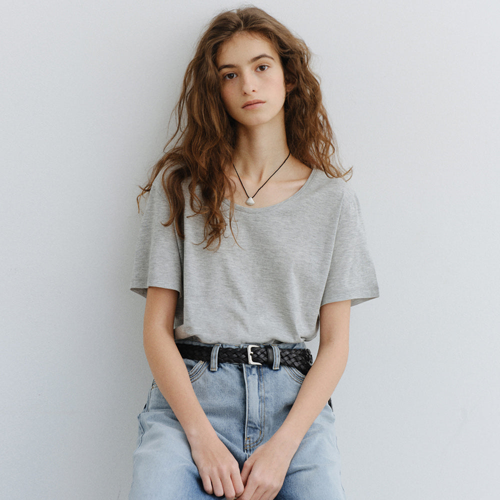 URAGO [2PACK] Haive U-neck t-shirt_5colors