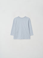 L'EAU Loa cotton t-shirt_sky blue