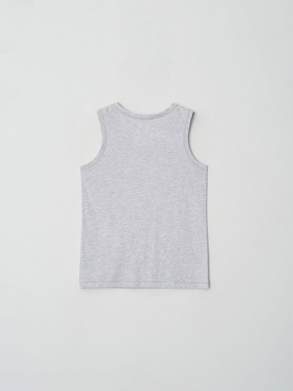L'EAU Isaac cotton sleeveless_melange white