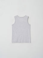 L'EAU Isaac cotton sleeveless_melange white