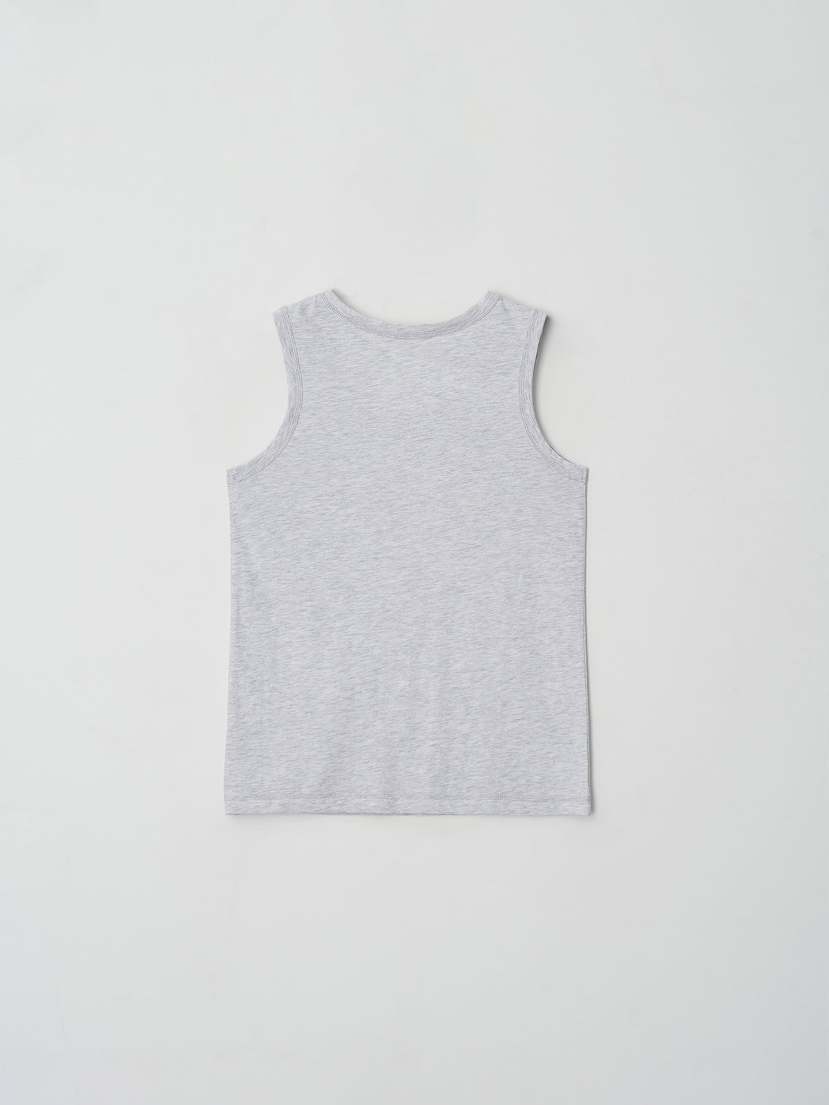 L'EAU Isaac cotton sleeveless_melange white