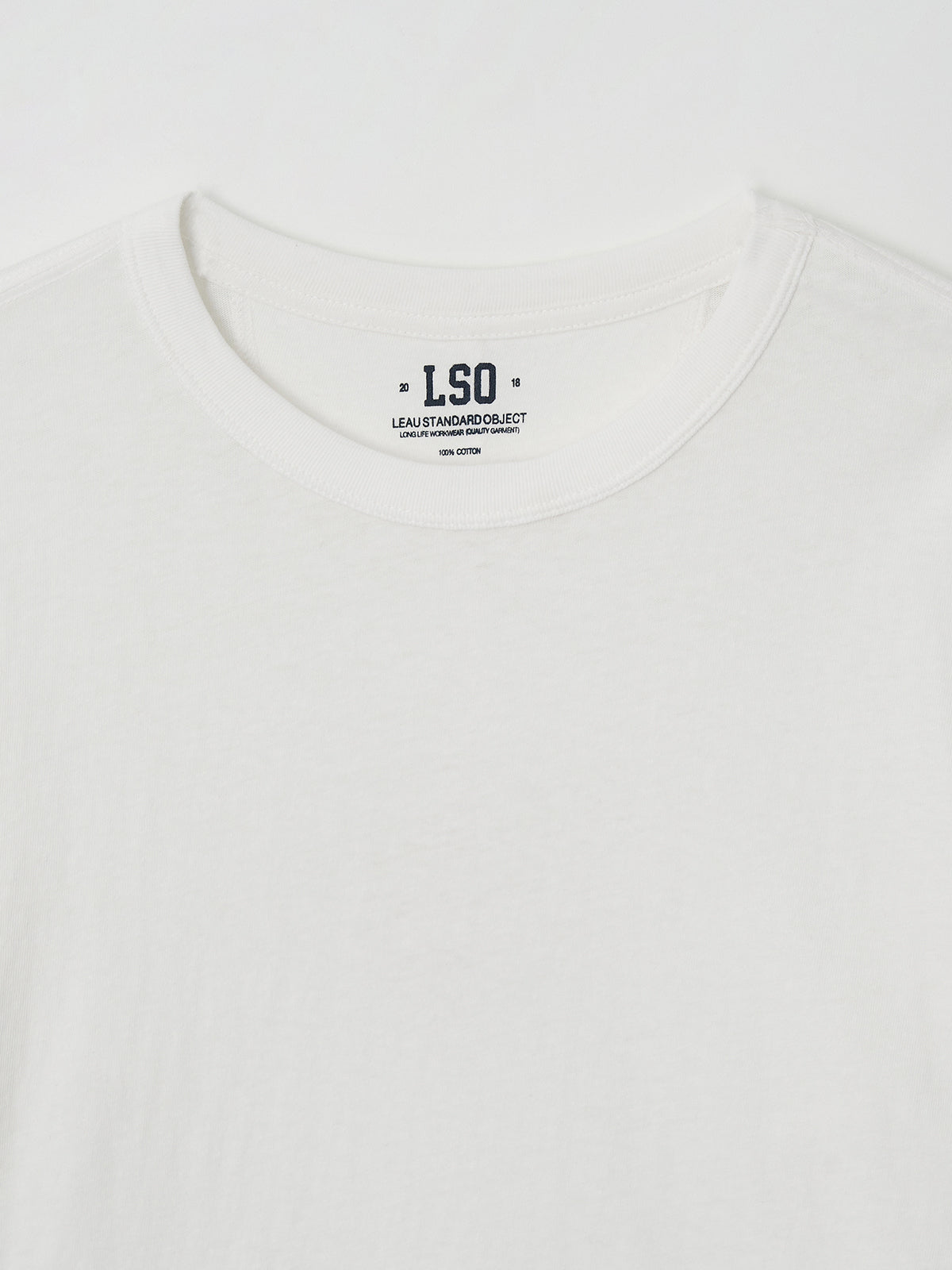 L'EAU Mare cotton t-shirt_off white