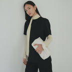 Moon Lee Silky Short-sleeve Blouse_Black