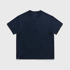 EASTLOGUE PERMANENT HENLEY NECK T-SHIRTS / NAVY