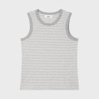 STUDIO TOMBOY Round neck sleeveless t-shirt_light gray 9176222983