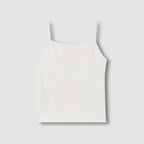 JAJU [JAJU/Jaju] Women's Pointel Sleeveless Lounge T-Shirt_Ivory