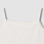 JAJU [JAJU/Jaju] Women's Pointel Sleeveless Lounge T-Shirt_Ivory