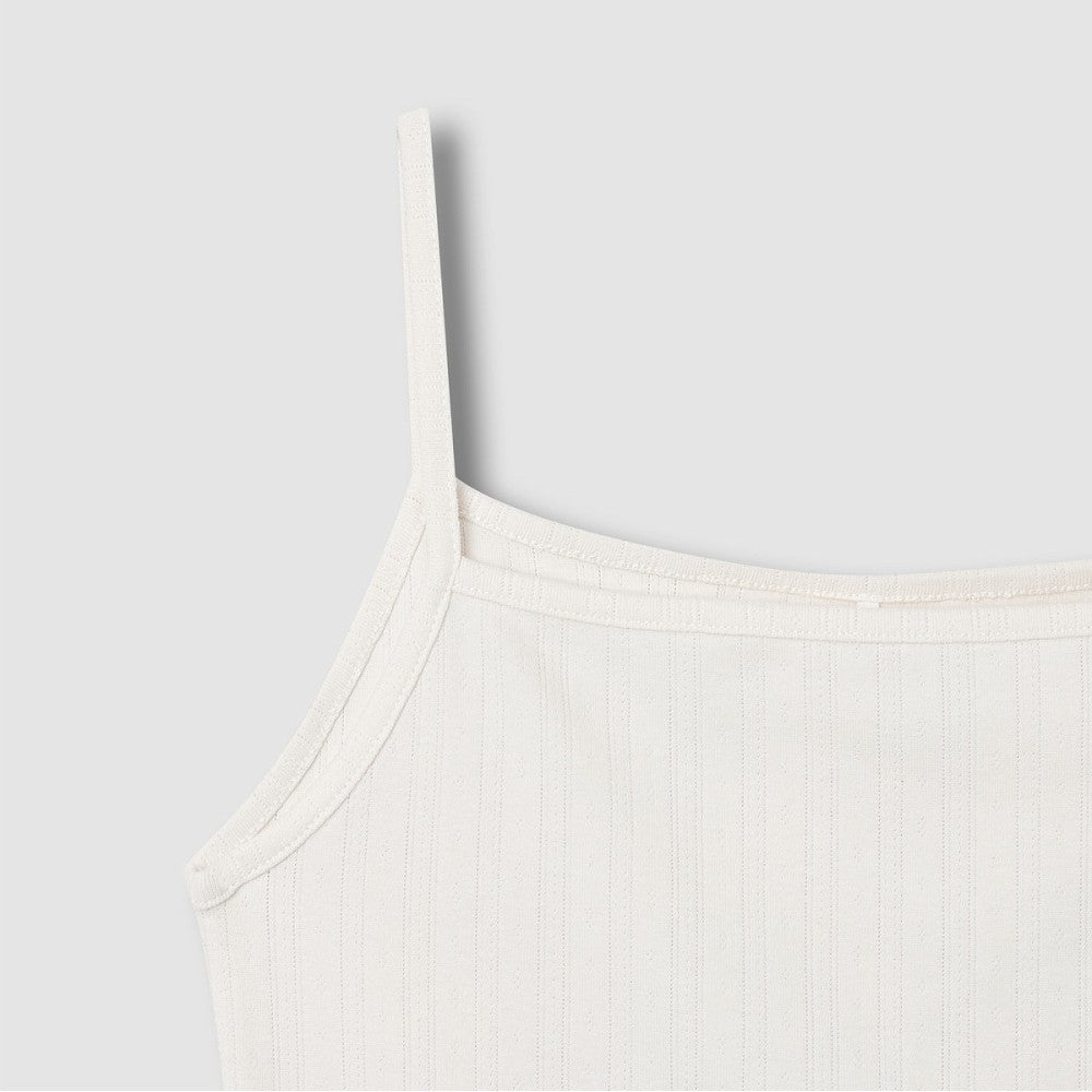 JAJU [JAJU/Jaju] Women's Pointel Sleeveless Lounge T-Shirt_Ivory