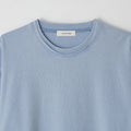 JojiLong JN103 DISTRESS OLD 1/2 T-SHIRT - SKY BLUE