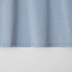 JojiLong JN103 DISTRESS OLD 1/2 T-SHIRT - SKY BLUE