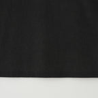 JojiLong JN103 DISTRESS OLD 1/2 T-SHIRT - BLACK