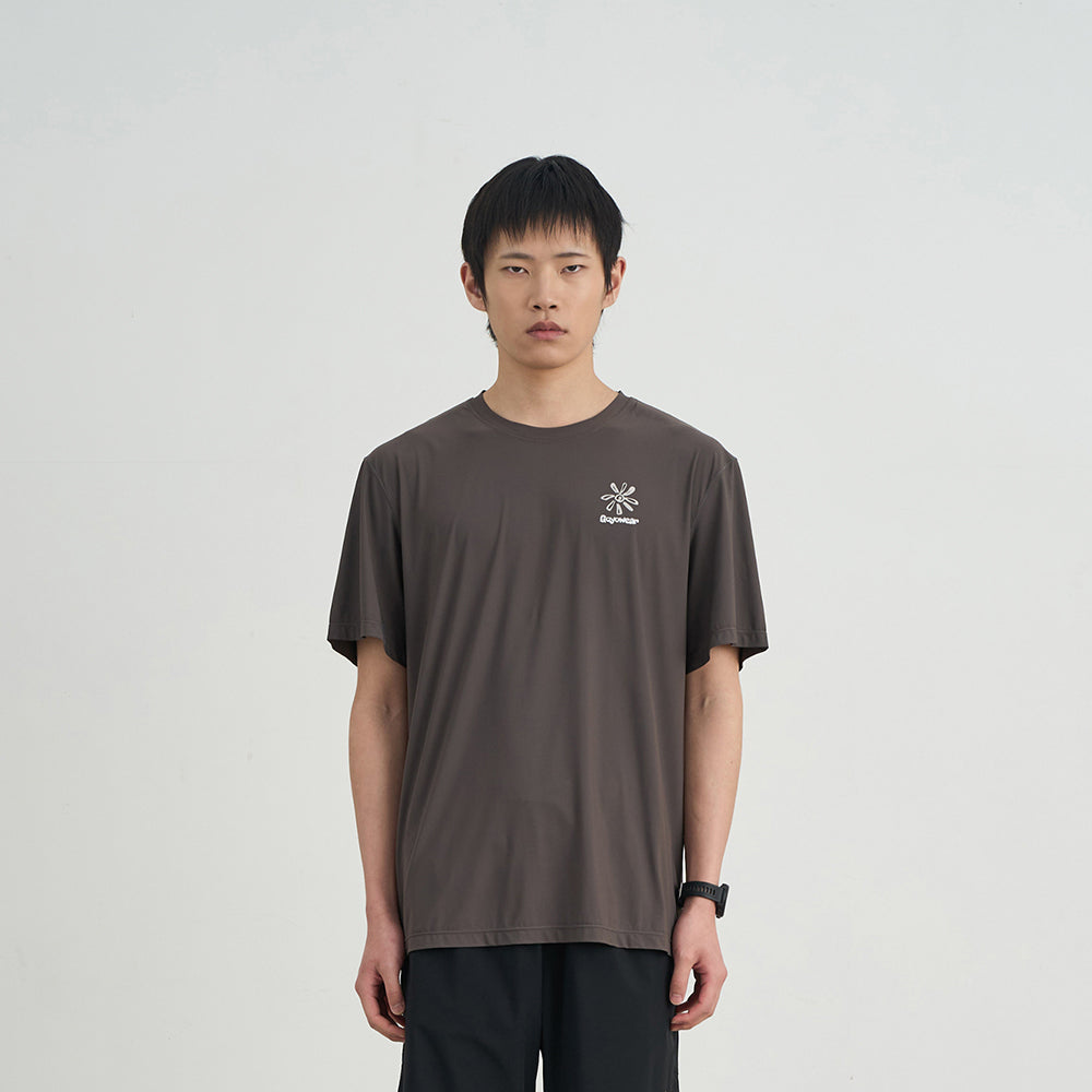 GOYOWEAR FREEZE-CORE LIGHT SHORT SLEEVE (BROWN GREY)