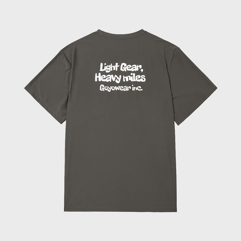 GOYOWEAR FREEZE-CORE LIGHT SHORT SLEEVE (BROWN GREY)