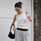 FRONT2LINE [New New PICK] [Lee Chung-ah wearing] Lua sleeveless knit cover-up