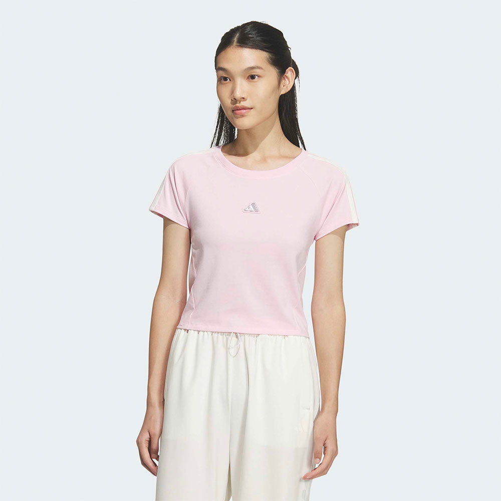 ADIDAS Dance Baby Tee - Clear Pink / KS0277