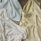 LONDONDADA Layered Sheer Tencel T-shirt, IVORY