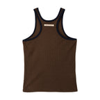 BITTERCELLS Essential Waffle Sleeveless-Brown