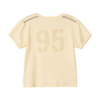 BITTERCELLS 95 V Neck Cheering Tee-Cream