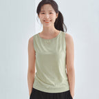 BYC Natural cooling boat neck tank top