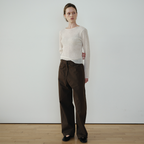 ARTTO Wave Pleats Top_Cream