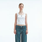 REST&RECREATION COLORATION STITCH SLEEVELESS (WHITE)