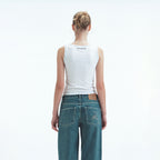 REST&RECREATION COLORATION STITCH SLEEVELESS (WHITE)