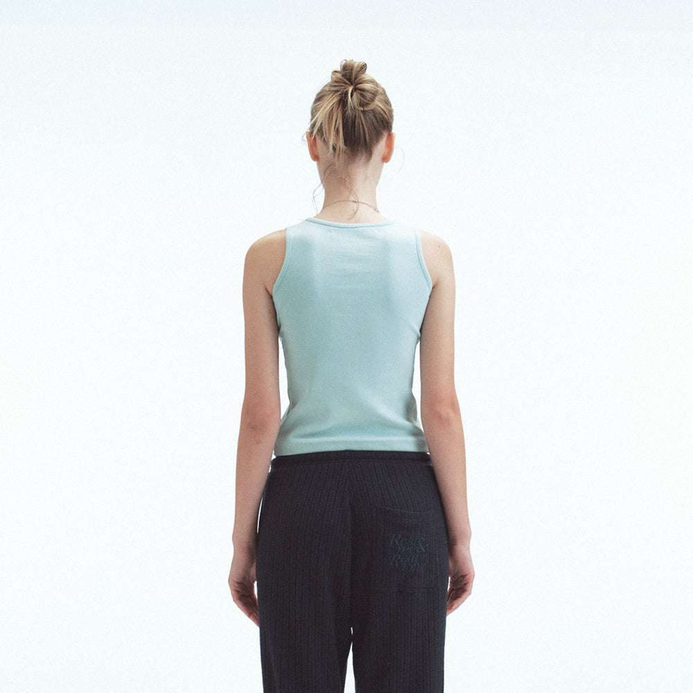 REST&RECREATION SLEEVELESS CARDIGAN (MINT BLUE)