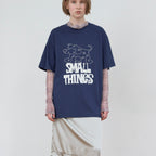 MA JOURNÉE SMALL THINGS GRAPHIC T-SHIRT_NAVY
