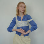 WITHOUTSUMMER Layered bustier top_lace