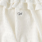 WITHOUTSUMMER Pure frill blouse_ivory