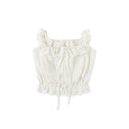 WITHOUTSUMMER Pure frill blouse_ivory