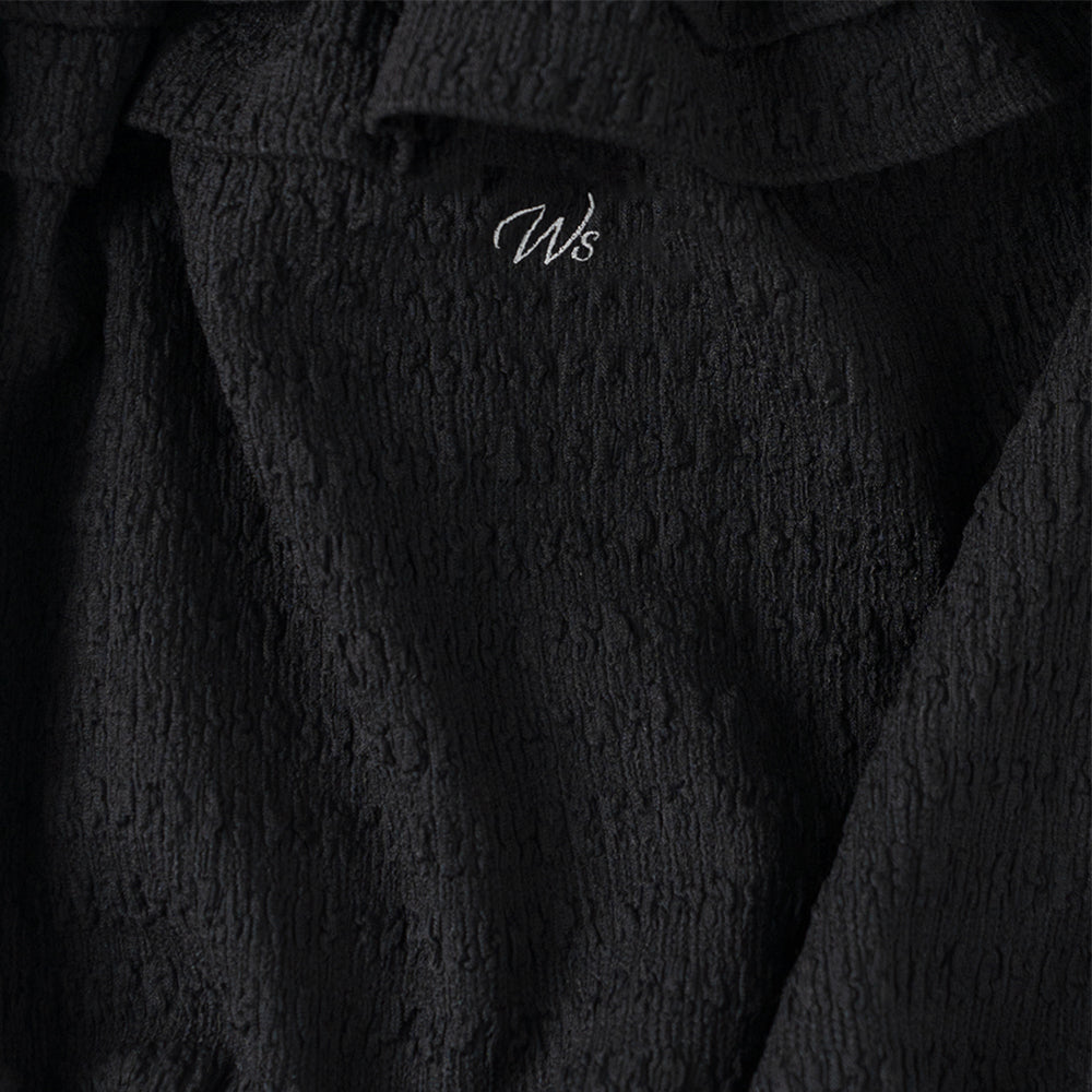 WITHOUTSUMMER Pure frill blouse_black