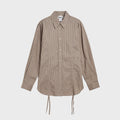 HOPE (concierge) (W) STRING SHIRT (VINTAGE BROWN STRIPE)